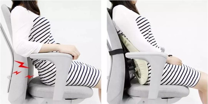 久坐腰痛自制椅子垫,久坐腰痛躺着练