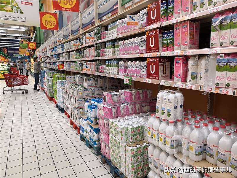 看看国外奶粉价格,西班牙奶粉当地价格