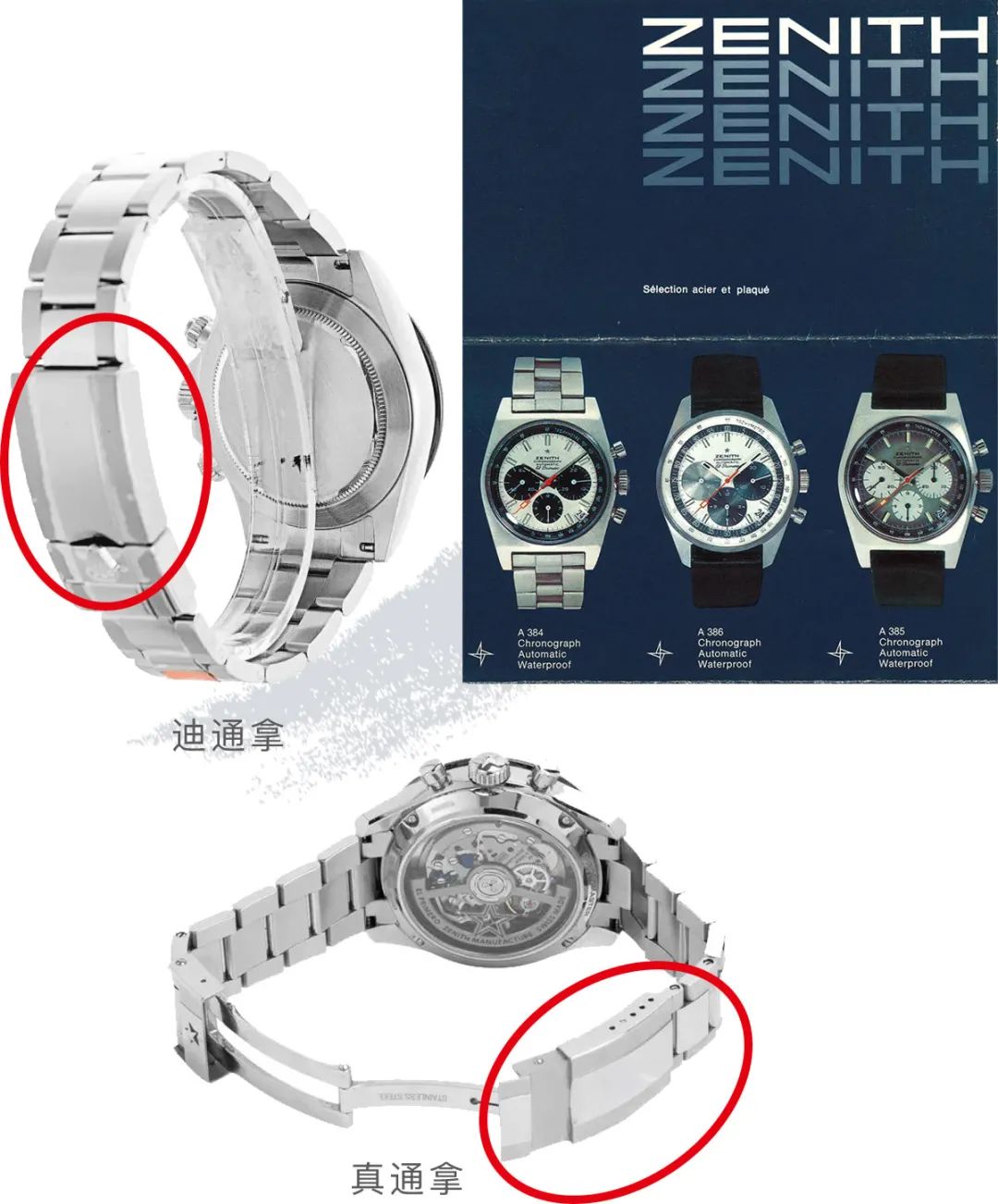 大牌表和高仿的区别,大牌表与金表差异