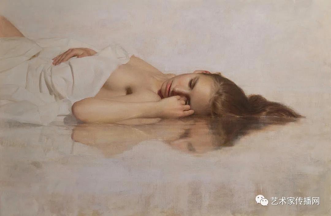 美国写实油画大师作品欣赏,写实油画中国女肖像脸部调色技巧