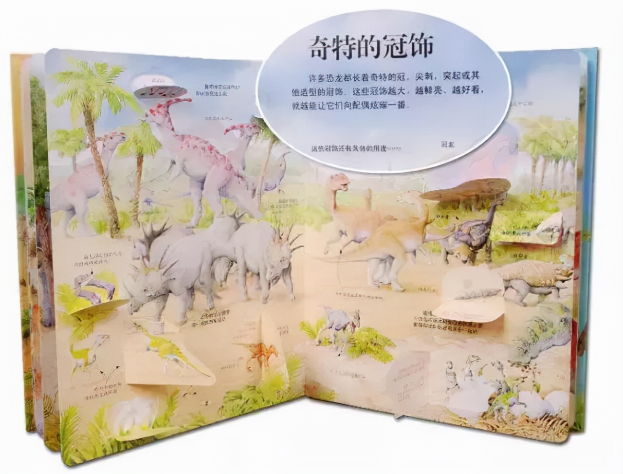 3岁小朋友看的关于恐龙的绘本,大牙恐龙和小牙恐龙绘本