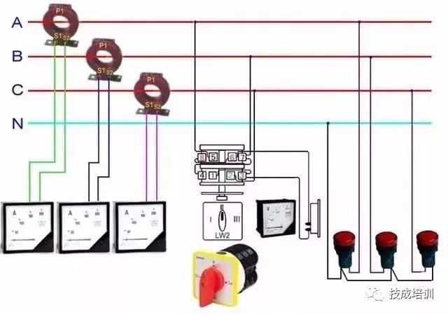 断路器按钮与接触器接线图,11种断路器接触器电气互锁接线图