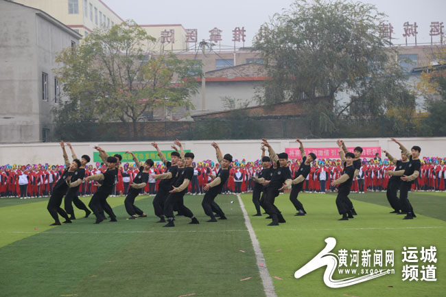 龙翔实验中学秋季运动会开幕式,2019运城中学生田径运动会开幕式