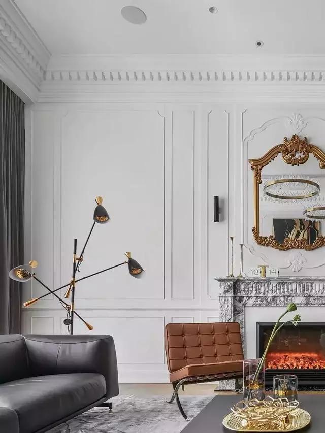 护墙板背景墙最新效果图,欧式护墙板背景墙装修效果