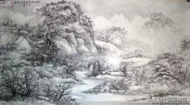 张利国画山水画欣赏,张富君山水画新作品图片