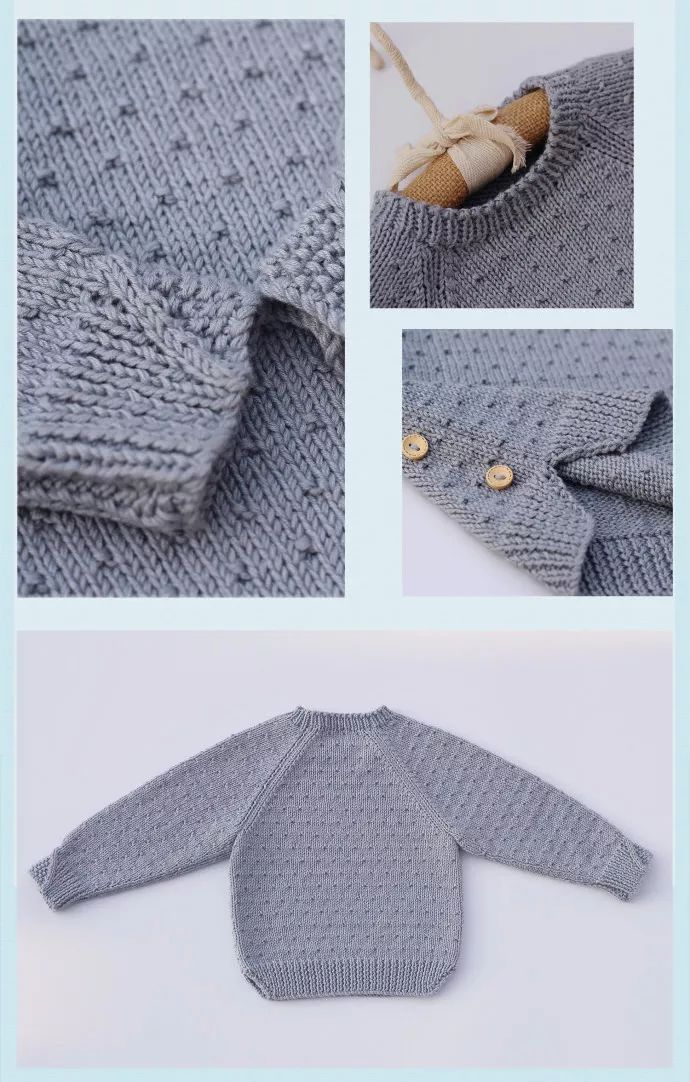 6-12岁男童粗棒针毛衣编织图解,达西妈妈0-3岁婴儿开衫毛衣图解