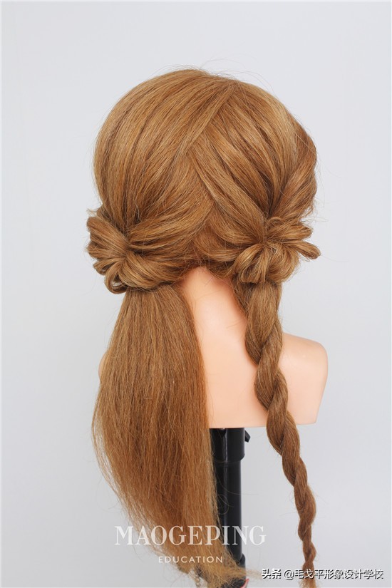手残党好看发型,怎么用一根筷子盘发手残党中长发