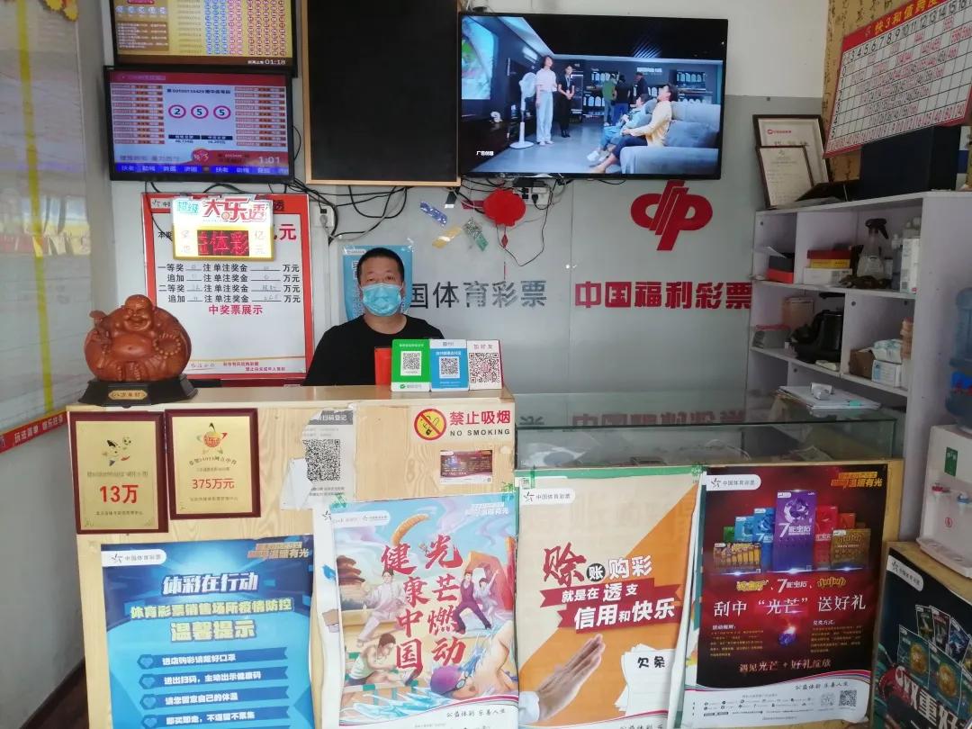 坚持细水长流，朝阳体彩站点成大奖福地