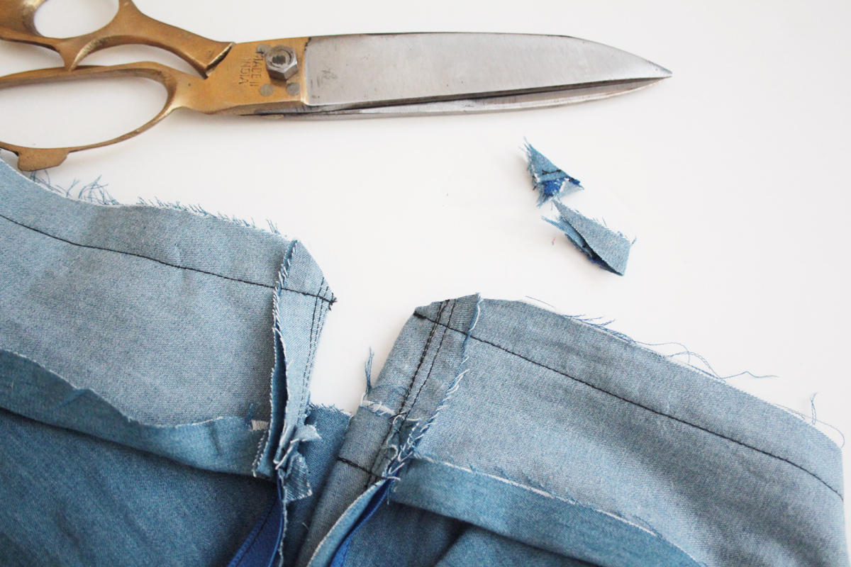 怎么把裙子后面的拉链改成绑带,裙子侧边怎么装拉链最简单方法