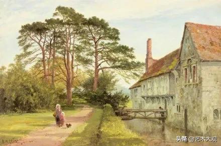 美国史蒂夫索杰风景油画欣赏,美国油画家威廉理查兹风景画欣赏