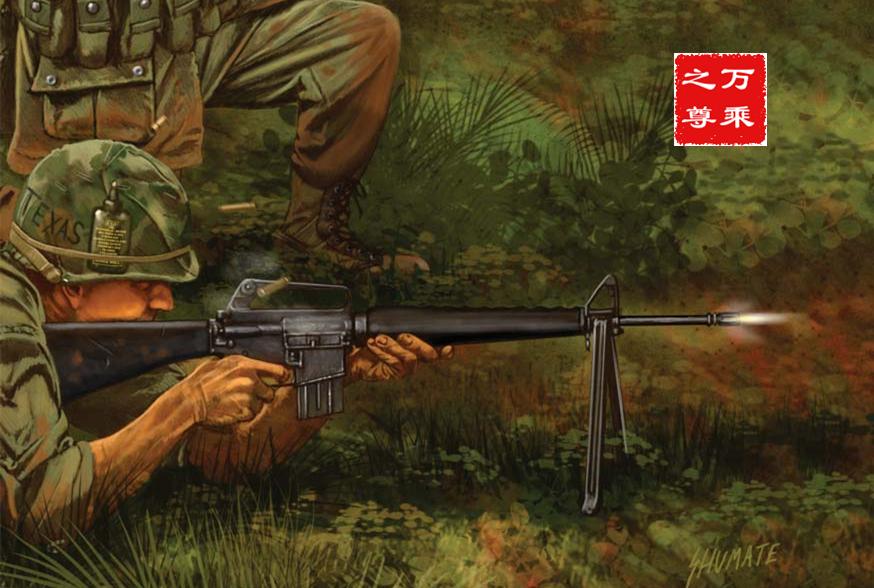 美国步枪m16为什么感觉没用短活塞,从落后100年到全球领先