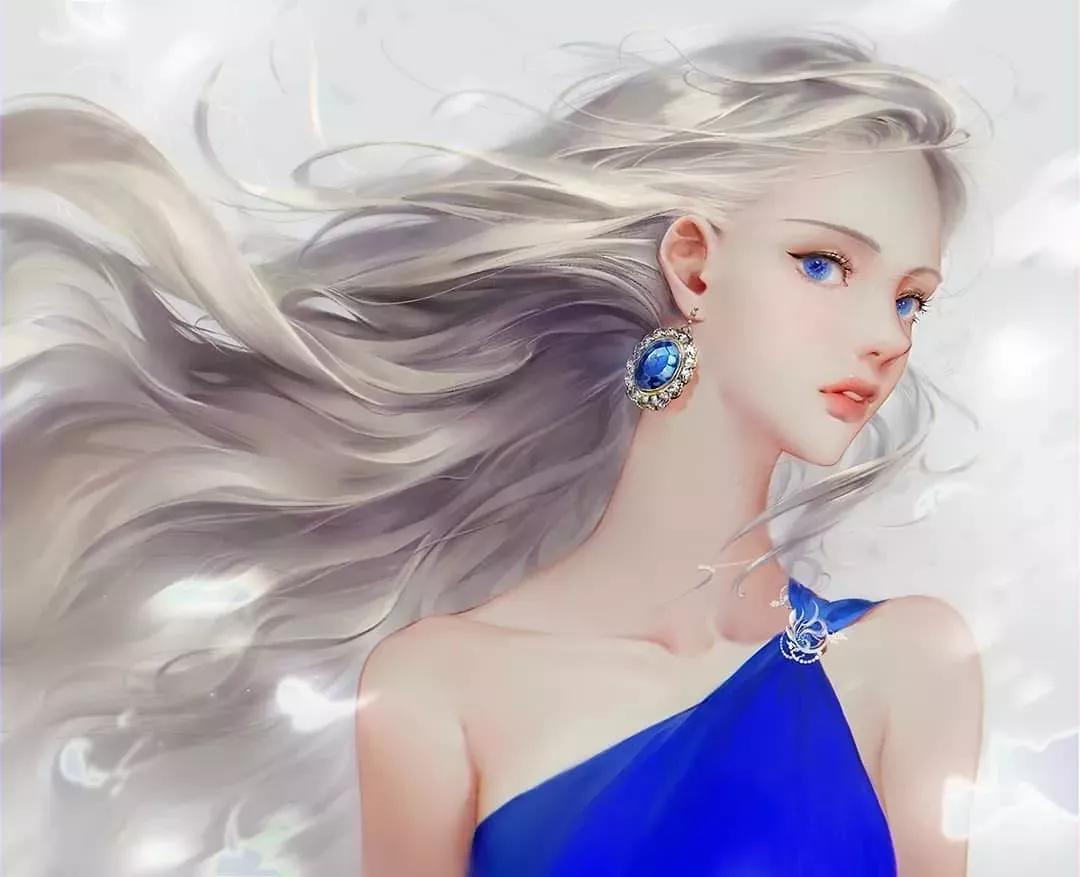 浓重的日式古风插画可爱又迷人,超有故事感的古风中国风插画