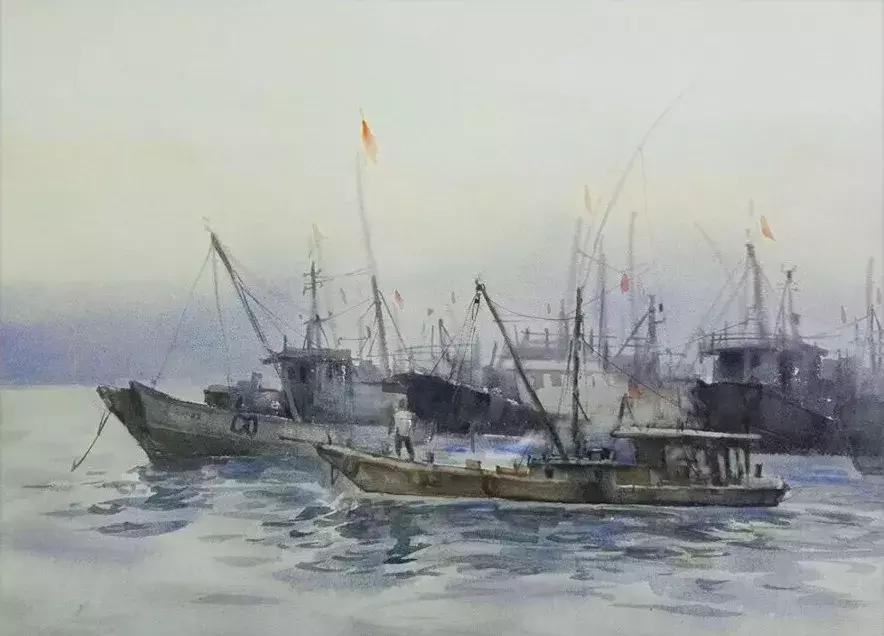 夏晓云水彩画图片,艺展中国油画作品欣赏