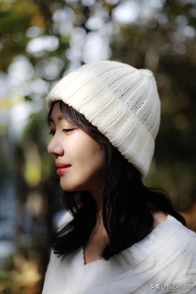 编织韩国帽,最简单的编织帽
