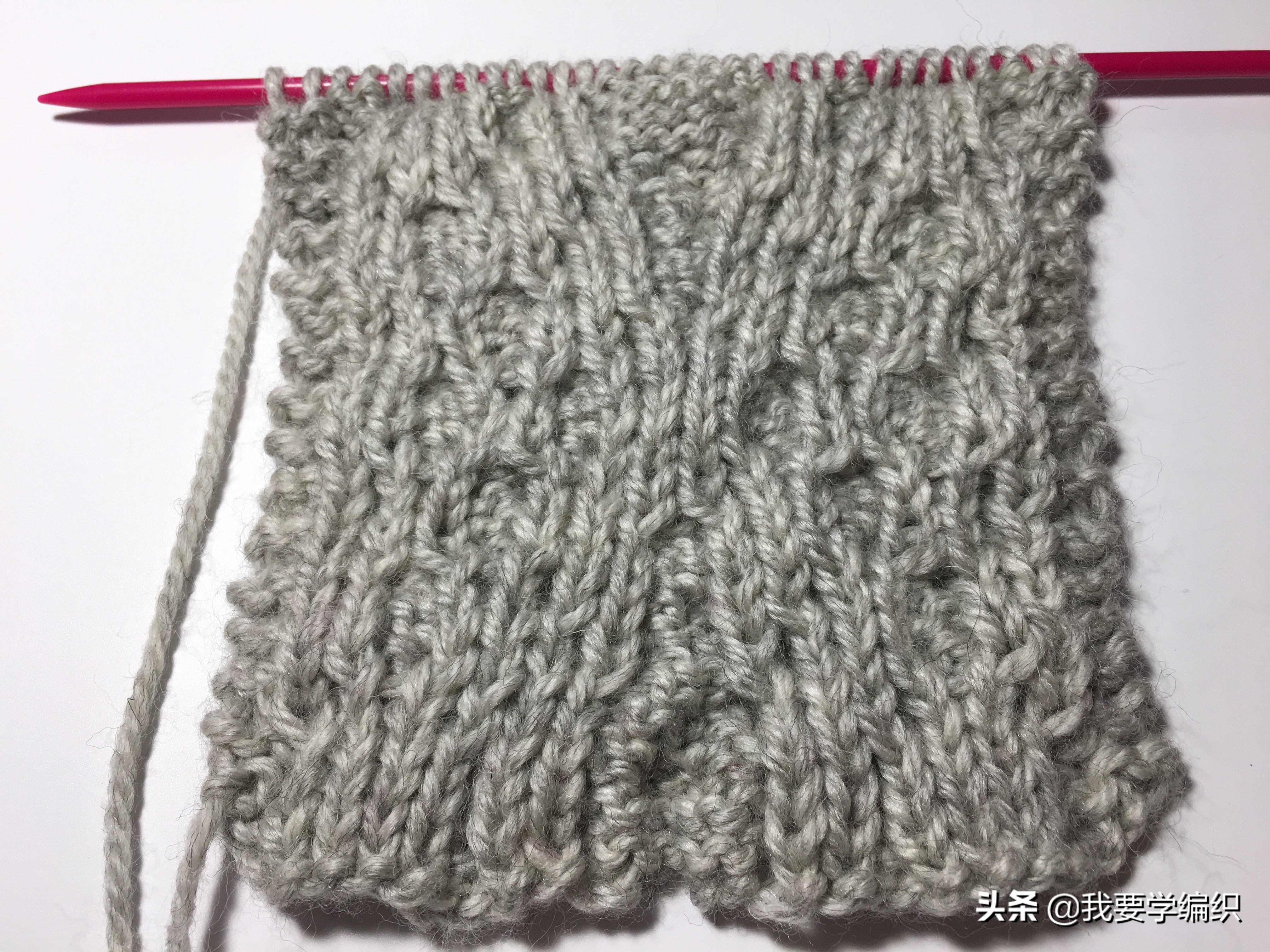 双扭麻花围巾教程,经典麻花围巾教程