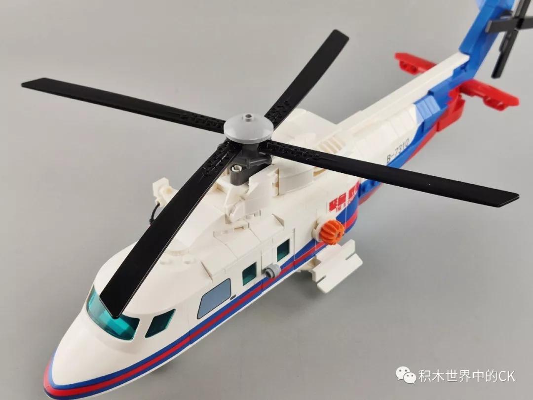 森宝60321救援直升机测评,森宝紧急救援系列