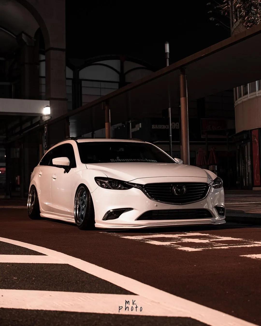 阿特兹轮毂改装案例,马自达阿特兹改装案例