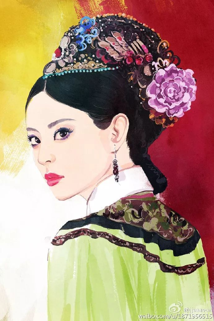 精美水墨插画,那些浪漫的水墨画插画