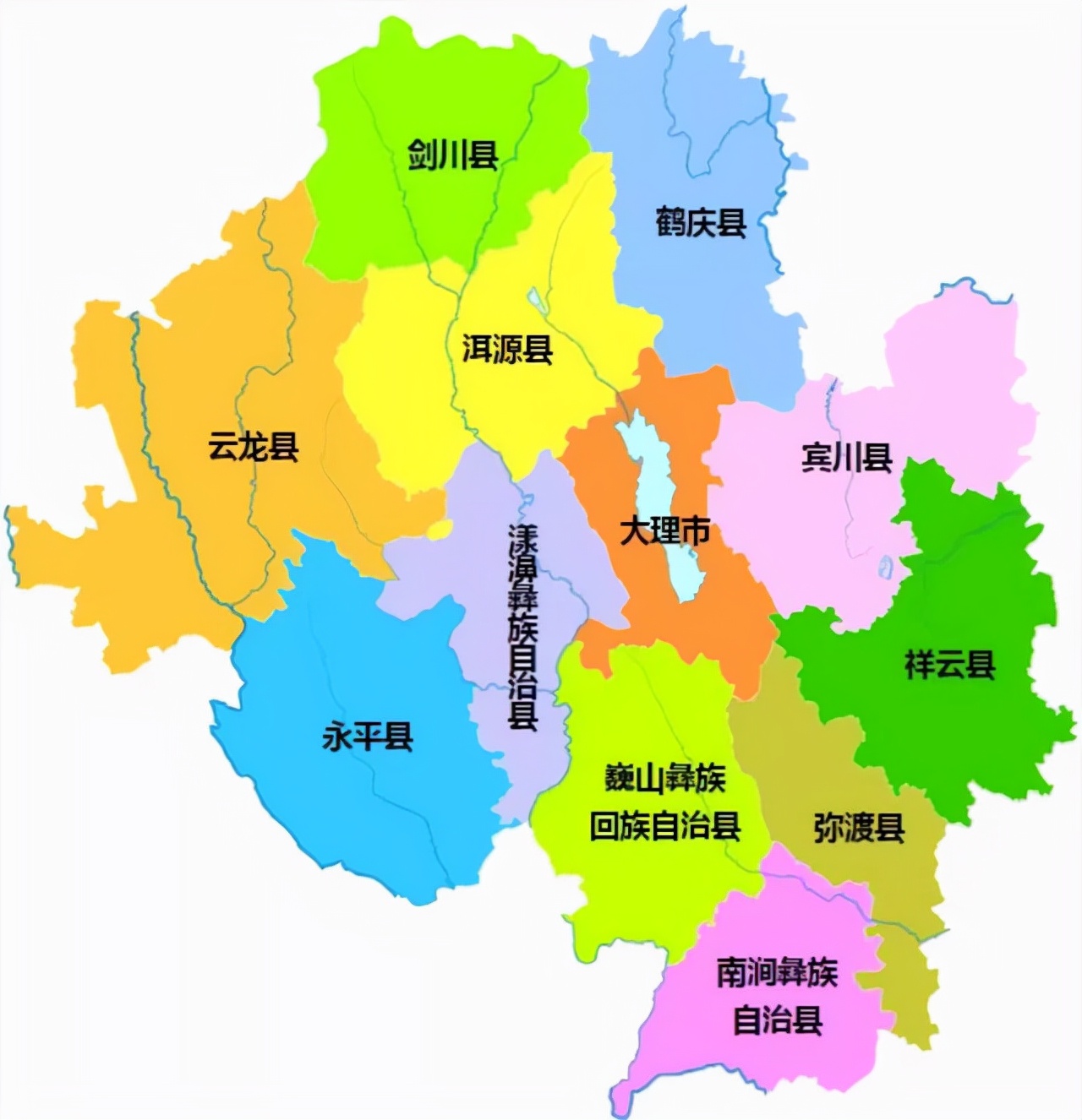 中国国家地理云南大理洱海,云南大理白族自治州在哪里