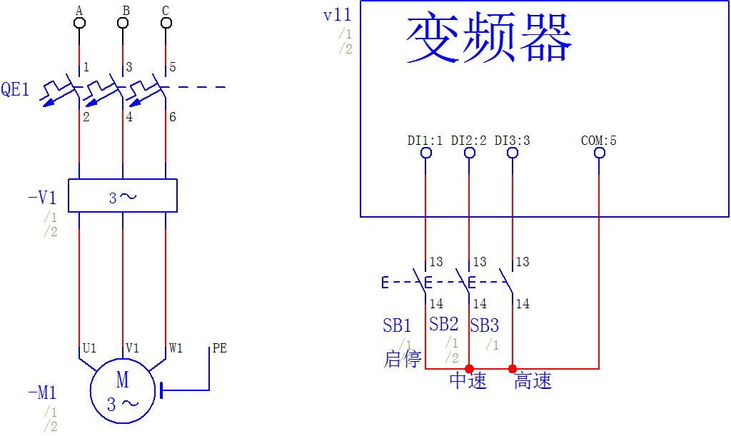 elt变频器调速,变频器模拟量调速