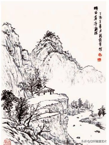 山的几种高难度画法,山的画法儿童简笔画
