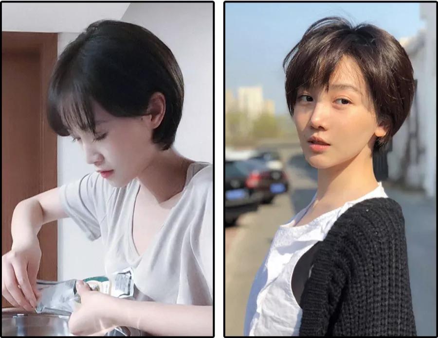 什么偏短发型好看又简单又有气质,剪短发哪种短发比较自然好看
