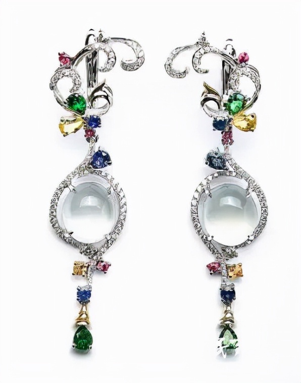 七彩云南孔雀系列翡翠珠宝首饰图片赏鉴-众享珠宝，乐大福