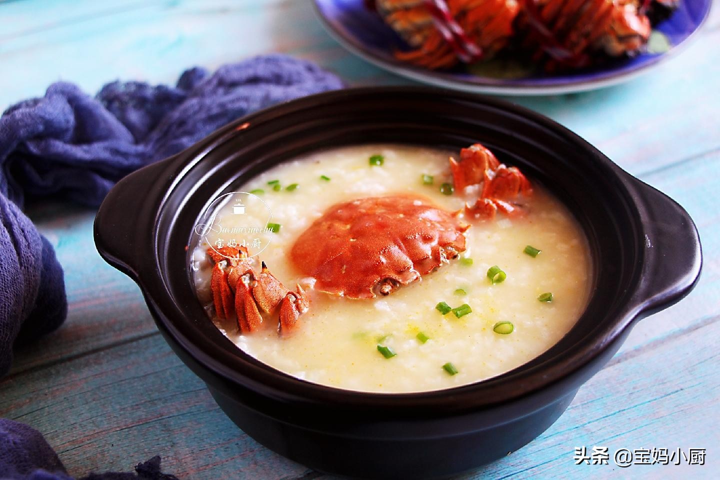 电饭锅螃蟹粥的做法大全,海鲜虾螃蟹粥的做法大全