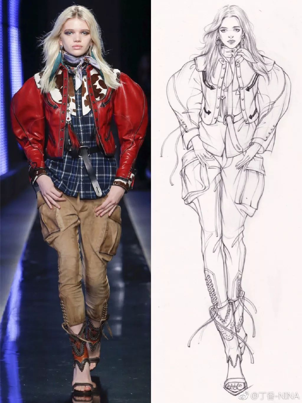 礼服怎么画好看仙气用彩铅,马克笔和彩铅裙子上色教程