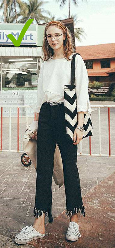 女生冬季腿短穿什么裤子,155小个子腿短穿什么裤子合适