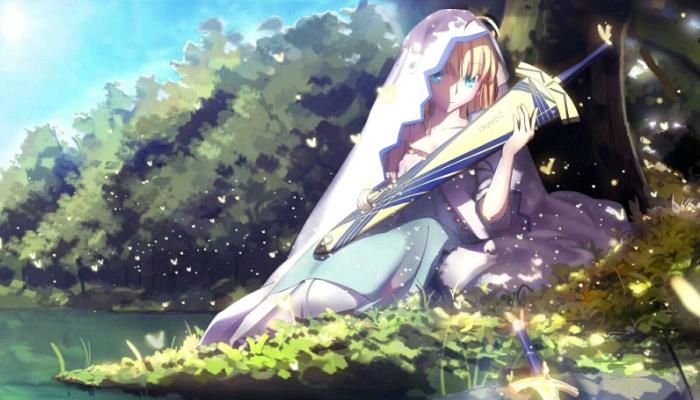 动漫里的呆毛少女,动漫中的呆毛