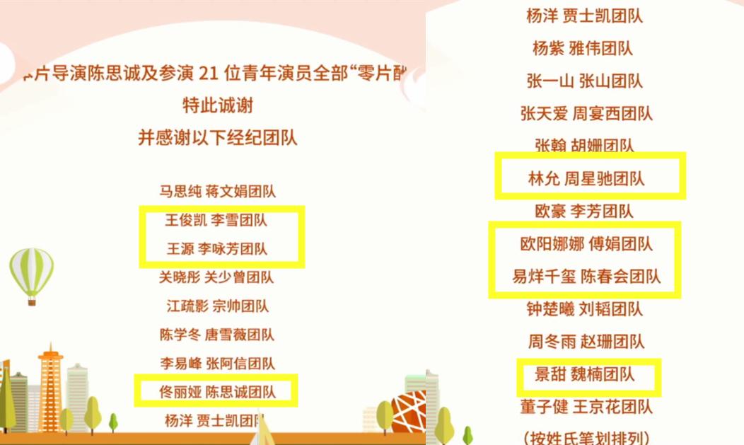 央视MV曝明星背后“推手”：佟丽娅的是陈思诚，林允的是周星驰