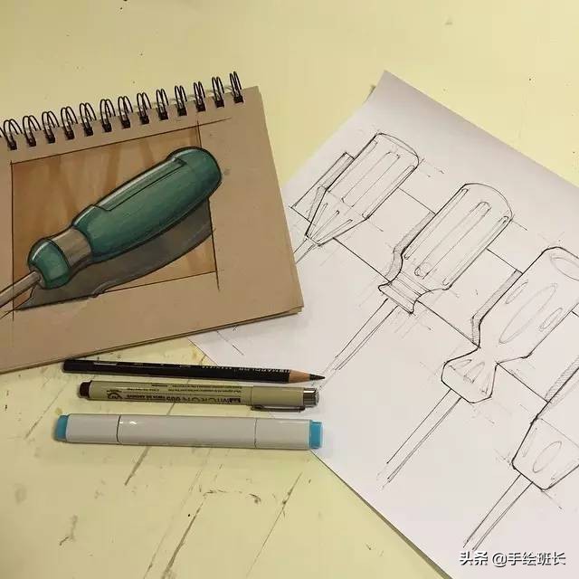 顶尖设计师手稿,产品设计手绘从入门到精通