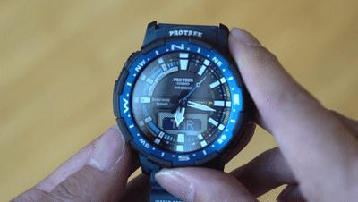 卡西欧protrek三重感应登山表prw-3500,卡西欧multibandprotrek