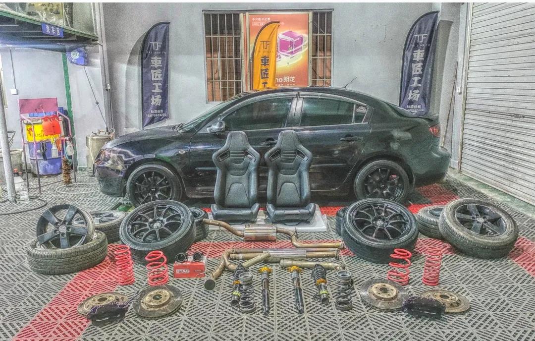 马自达3昂克赛拉17款轮毂改装,马自达3昂克赛拉改装机械增压