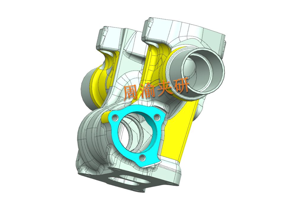 一种数控车床液压夹具,立式液压涨紧夹具