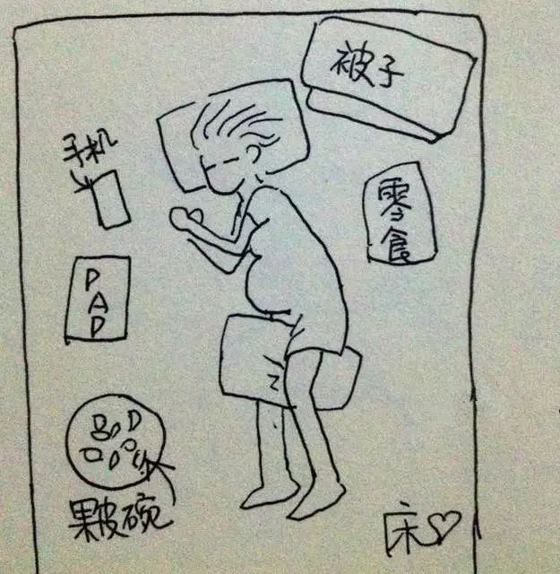 孕妈手绘图,孕妇正在孕吐怎么画简单漂亮