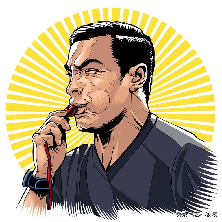 法国足球队插画,足球杯插画