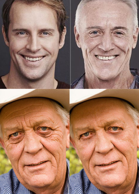 岁月让我们脸上渐现各种纹,岁月的痕迹除了皱纹还有笑纹