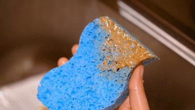 海绵百洁布强力清洁厨房洗碗神器,洗碗海绵去污百洁布