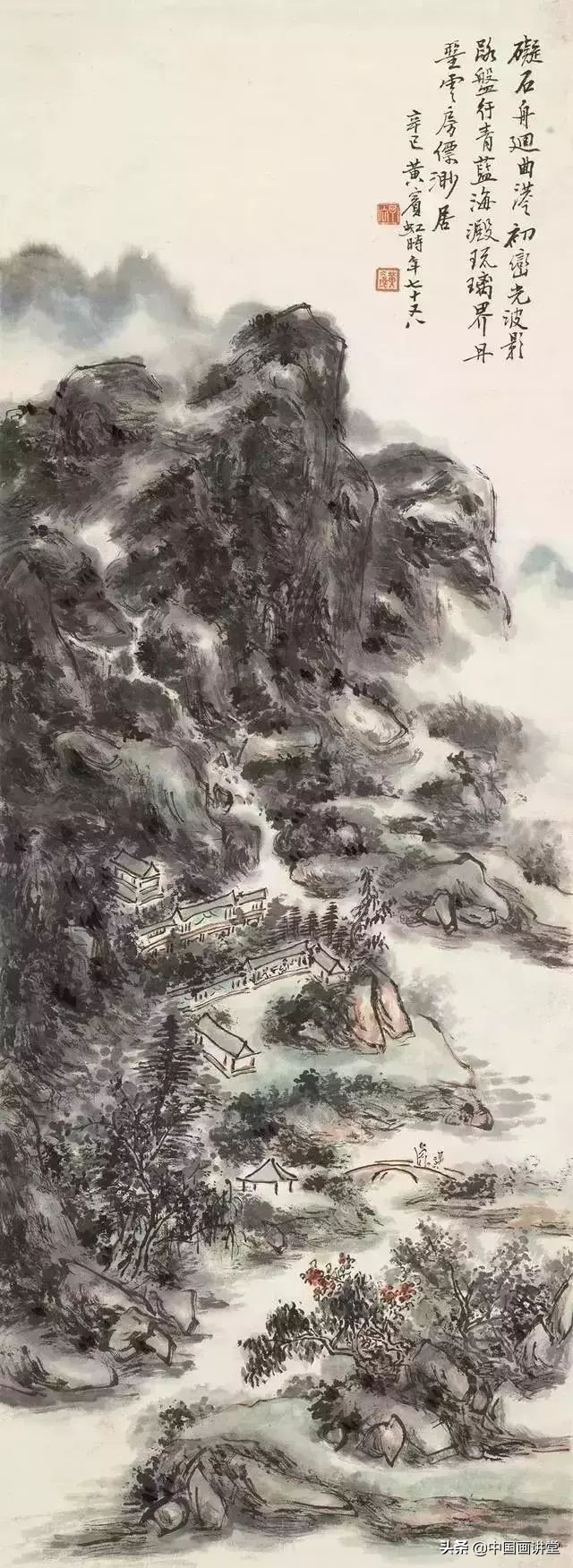 画好山水画就要注意它的意境,怎么画有意境的山水画