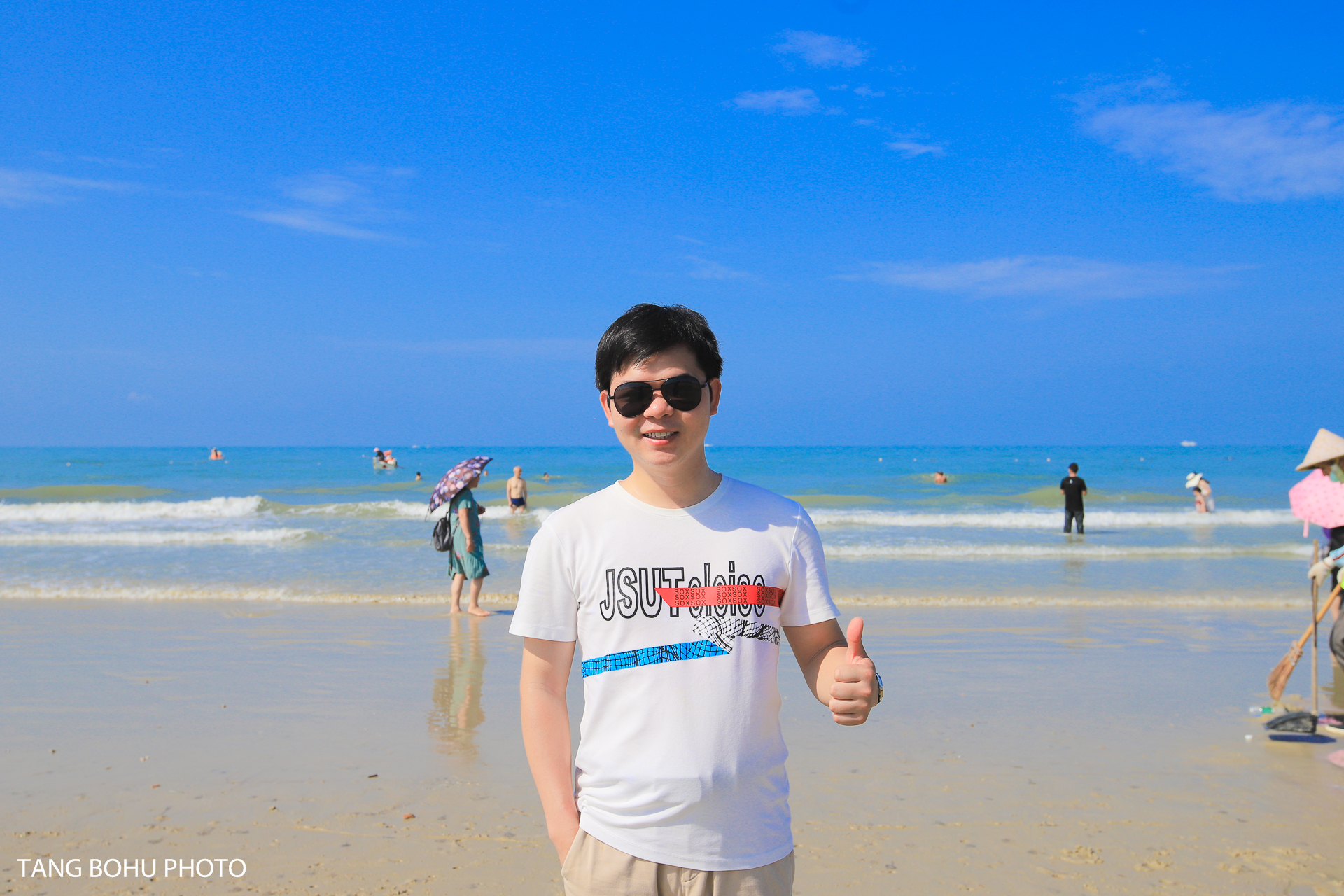 北海银滩海滩风景,夏天最值得去的绝美海岛北海银滩