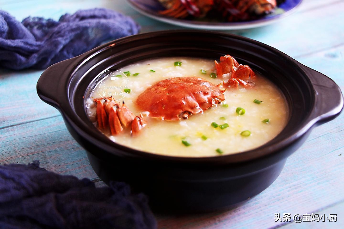 电饭锅螃蟹粥的做法大全,海鲜虾螃蟹粥的做法大全