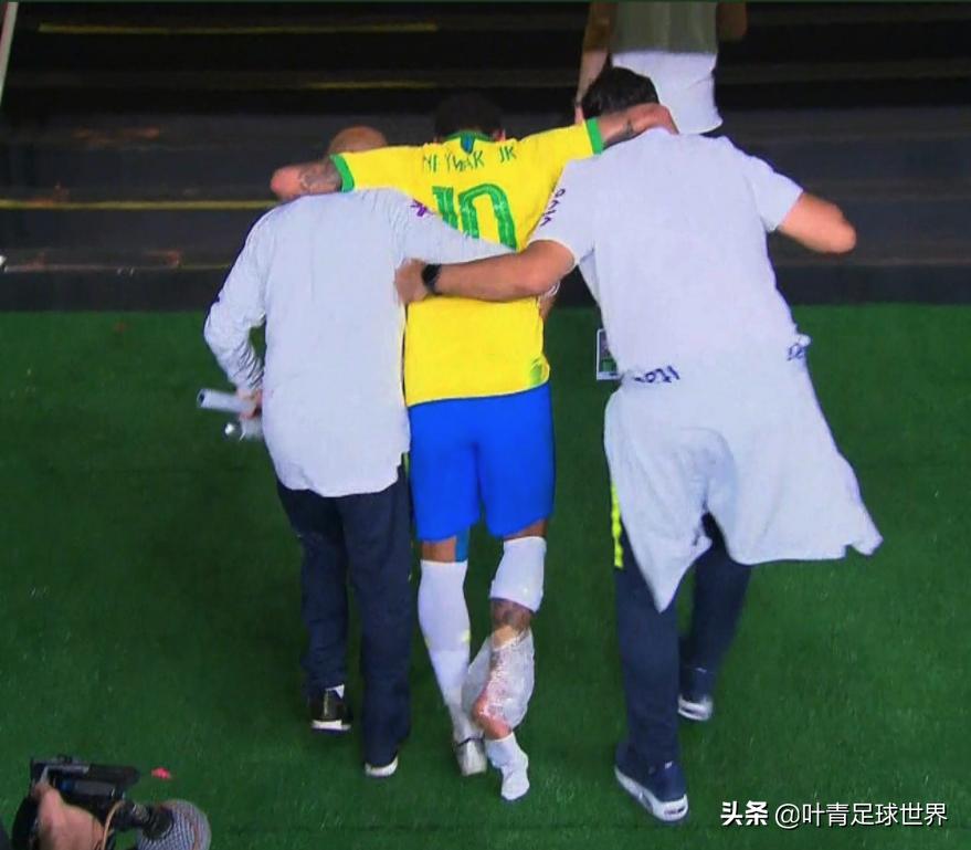 2014巴西对智利内马尔受伤,巴西世界杯内马尔受伤
