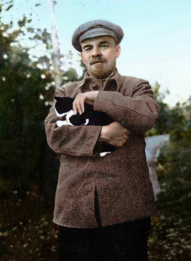 列宁画像和简介的图片,列宁150年老照片