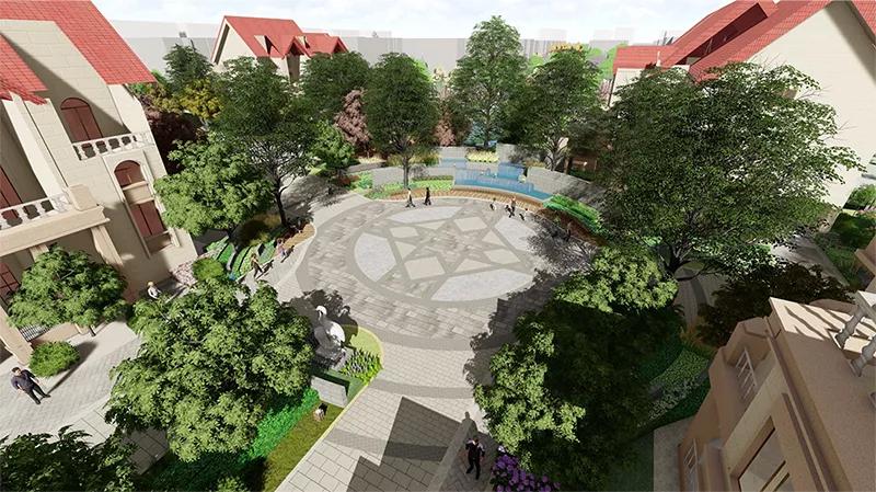 打造小区景观设计,简单住宅装修设计案例大全