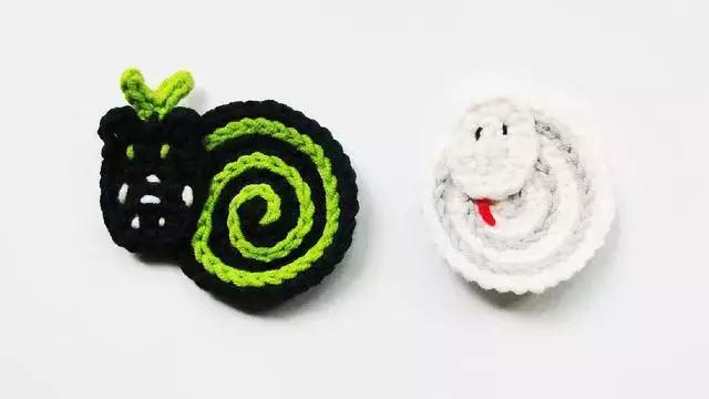 钩针钩的十二生肖图解,十二生肖钩针图解