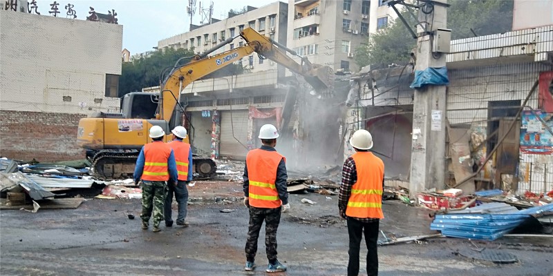 雁城城北最大交通堵点拆除了