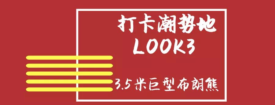 布朗熊可妮兔搞怪版,布朗熊与可妮兔网红打卡