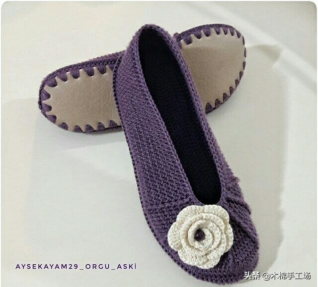 春天来了给自己添一双好鞋吧,春夏鞋子钩单鞋简单钩法